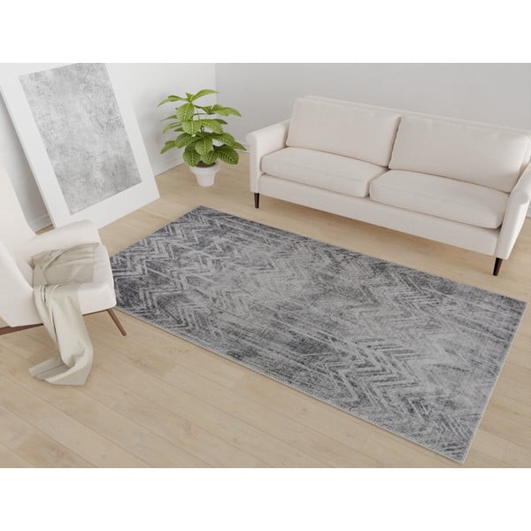 Сив килим за миене 180x120 cm - Vitaus-image-1