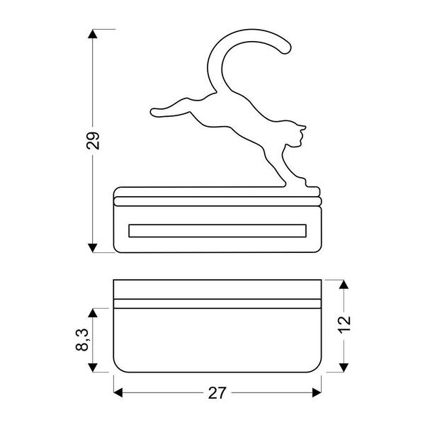 Черно детско осветително тяло Cat - Candellux Lighting-image-3