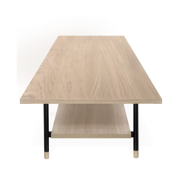 Масичка за кафе с плот от дъб в естествен цвят 60x120 cm Jugend - Woodman-image-2