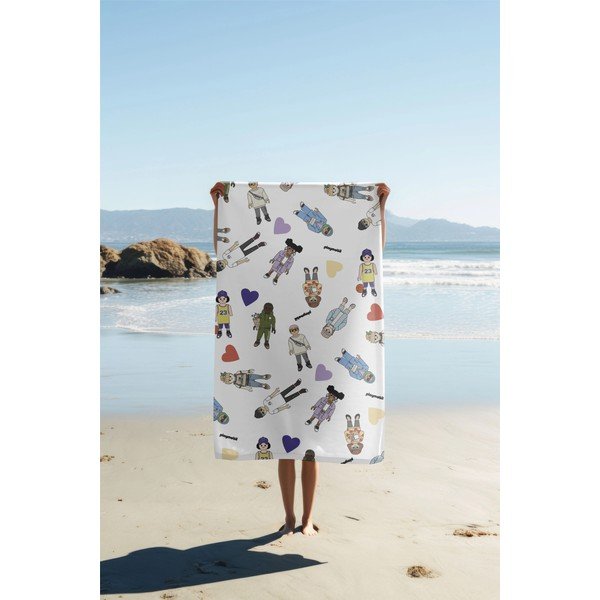 Памучена плажна кърпа от тери 75x140 cm Unique United – Playmobil-image-2