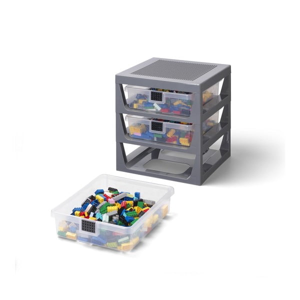 Сив органайзер с 3 чекмеджета Storage - LEGO®-image-2