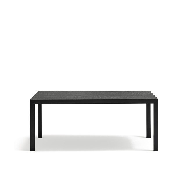 Трапезна маса с дъбова дървена плоскост 75x180 cm Alma – Teulat