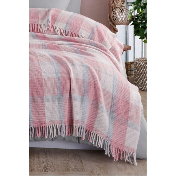 Розово покривало за легло 150x200 cm Warm Soft – Mijolnir-image-2