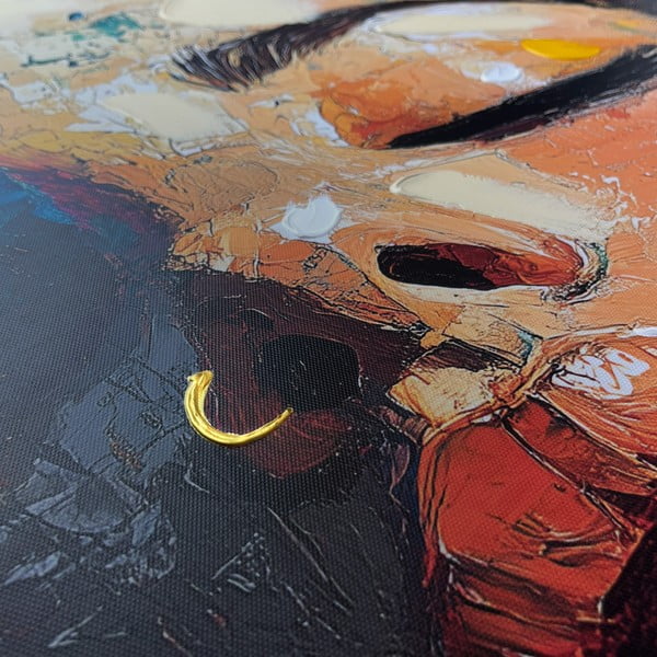 Картина с ръчно изрисувани елементи 70x100 cm Vivian – Styler-image-2