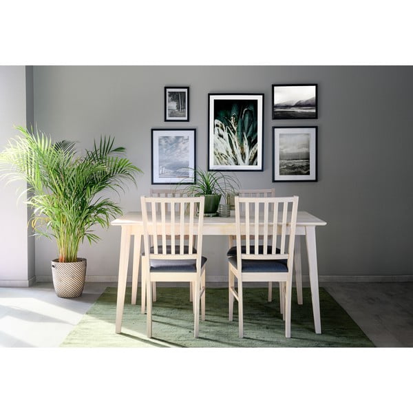 Матова лакирана дъбова маса за хранене , 140 x 90 cm Filippa - Rowico-image-3