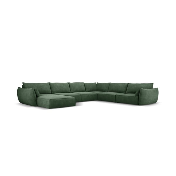 Тъмнозелен ъглов диван (десен ъгъл) Vanda - Mazzini Sofas-image-2
