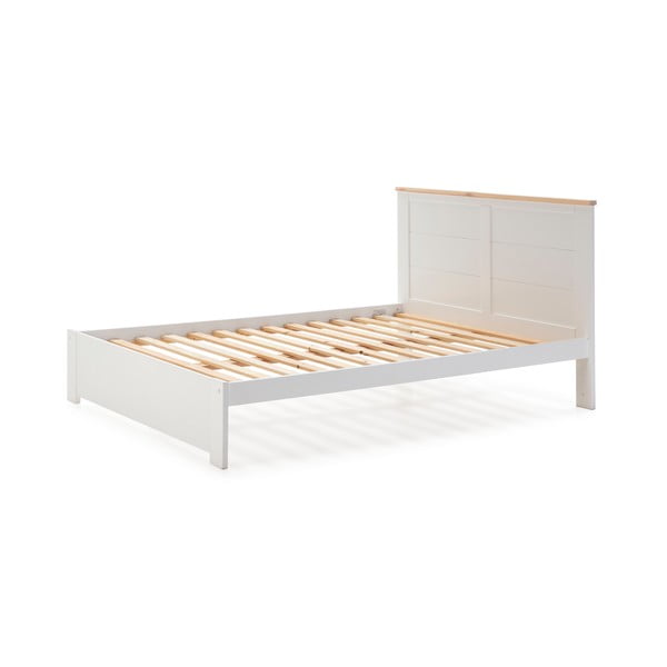 Бяло двойно легло с решетка 160x200 cm Akira - Marckeric