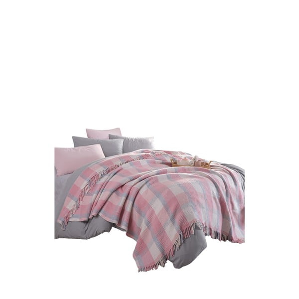 Розово покривало за легло 180x220 cm Warm Soft – Mijolnir