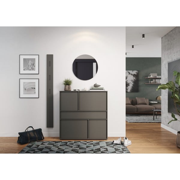 Антрацитно шкафче 105x108x25 cm Ameca 2.0 – Germania-image-4