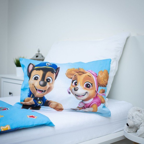 Памучно детско спално бельо за детско креватче 100x135 cm Paw Patrol – Jerry Fabrics-image-2