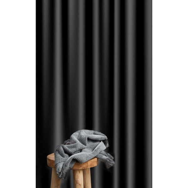Черна завеса за душ , 180 x 200 cm Pure - Bahne & CO