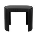 Черна метална конзолна маса 40x100 cm Estriado  – Leitmotiv