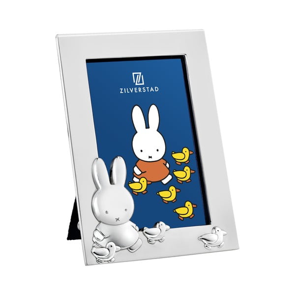 Метална стояща рамка в сребристо 7x10 cm Miffy – Zilverstad