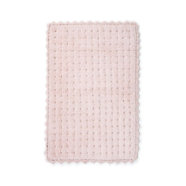 Розова памучна постелка за баня , 70 x 110 cm Garnet - Foutastic