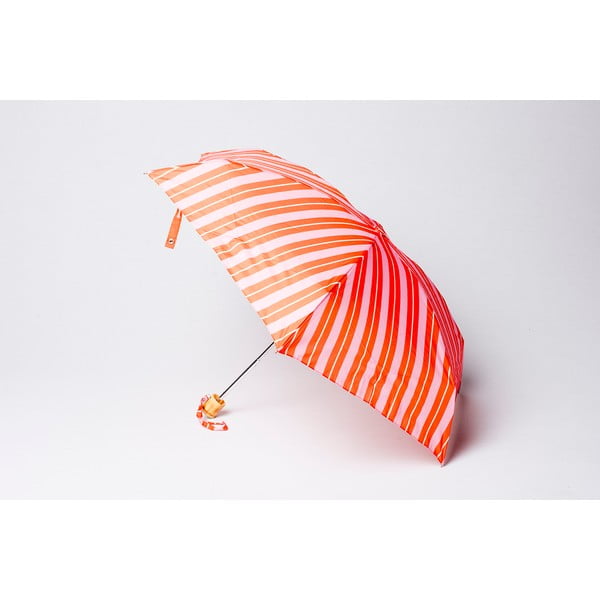 Сгъваем чадър Stripe, оранжево-розов - Alvarez Romaneli