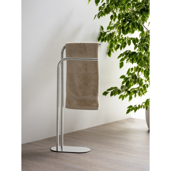 Стойка за кърпи от неръждаема стомана в матово сребрист цвят Levante – Wenko-image-1