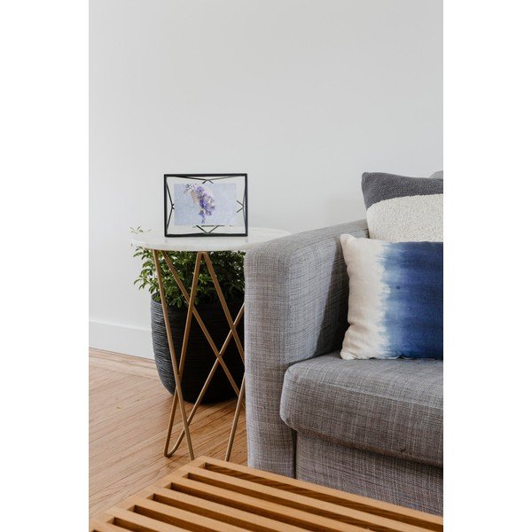 Черна метална стояща/висяща рамка 20x15 cm Prisma – Umbra-image-3