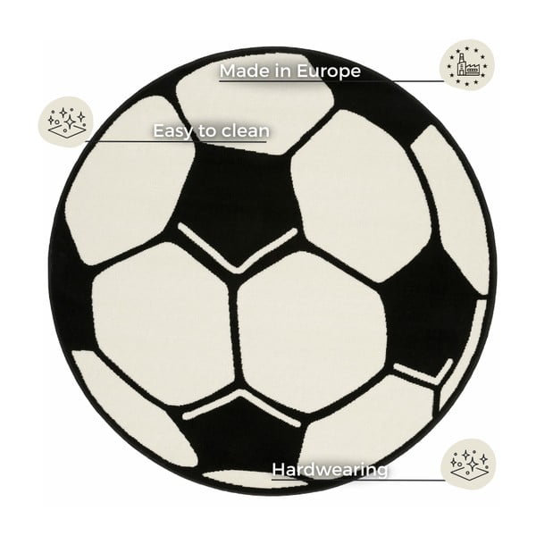 Детски килим , ⌀ 150 cm Football - Hanse Home-image-3