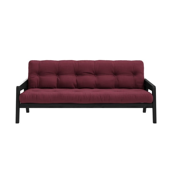 Червен разтегателен диван 204 cm Grab - Karup Design
