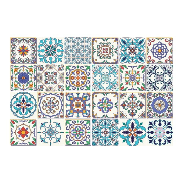 Комплект от 24 стикера за Мадейра, 15 x 15 cm - Ambiance-image-1