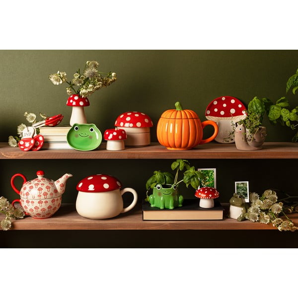 Покритие за кашпа от каменна керамика Frog – Sass & Belle-image-2