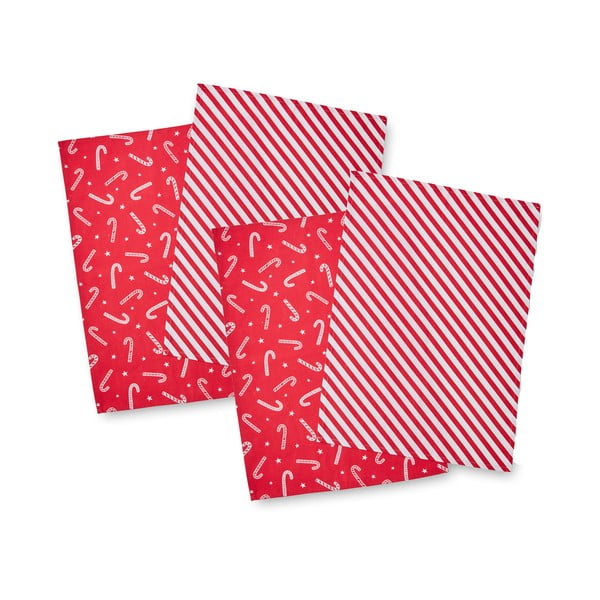 Памучни кърпи за съдове в комплект от 4 бр. с коледни мотиви 50x70 cm Candy Cane – Catherine Lansfield-image-2