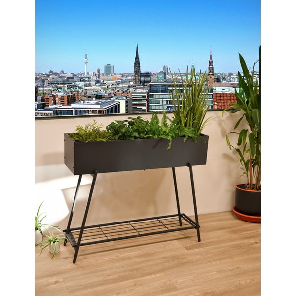 Стоманена повдигната саксия 30 cm Jasmine – Garden Pleasure-image-1