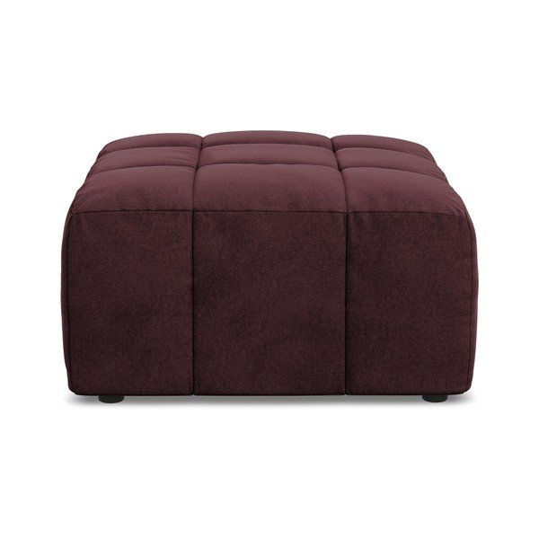 Бордо кадифена табуретка Aloha – Makamii