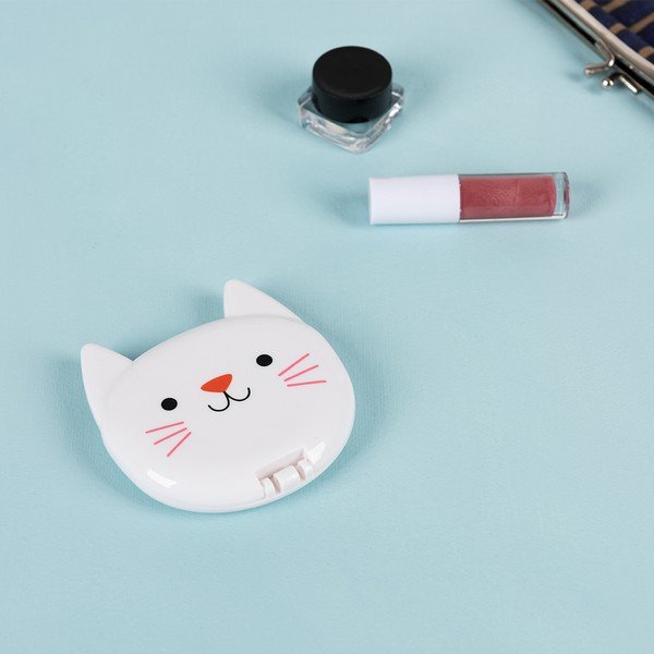 Козметично увеличително огледало 7,5x8 cm Cookie the Cat – Rex London-image-1