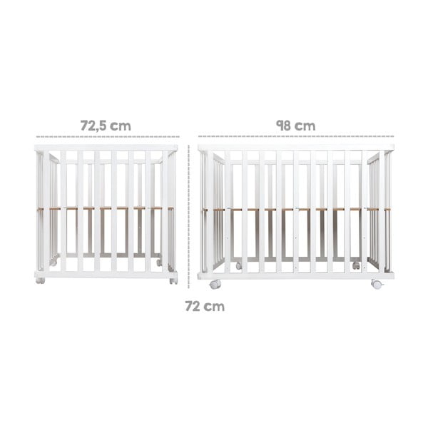 Бяла кошара за игра 100x75 cm Sternenzauber - Roba-image-3