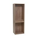Отворен модулен шкаф от декор от дъб  в естествен цвят 60x180x45 cm Modular – Casa Selección