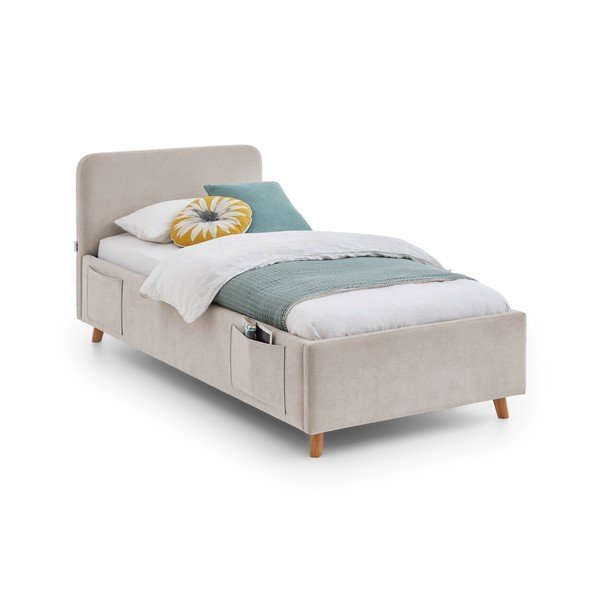 Бежово детско легло 90x200 cm без ламелно дъно Cosy – Meise Möbel
