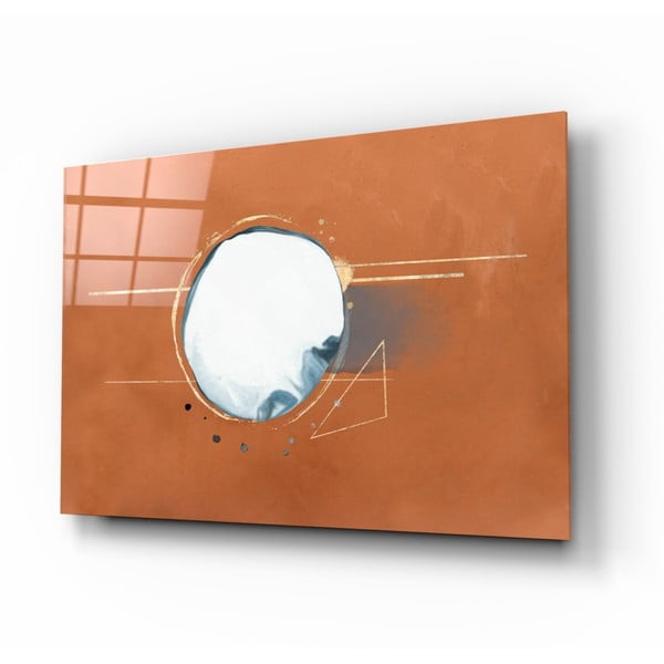 Картина върху стъкло Канела, 72 x 46 cm Abstract - Insigne