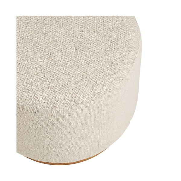 Бежова табуретка от прежда с примки от букле Daisy – House Nordic-image-2