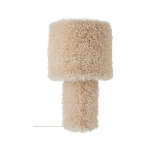 Кремава текстилна настолна лампа (височина 46 cm) Fay – Ellos Home