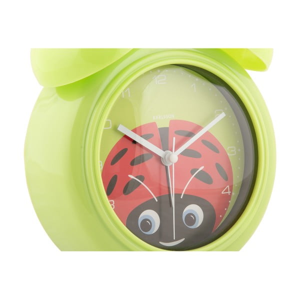 Детски будилник ø 15 cm Peekaboo Ladybug – Karlsson-image-2