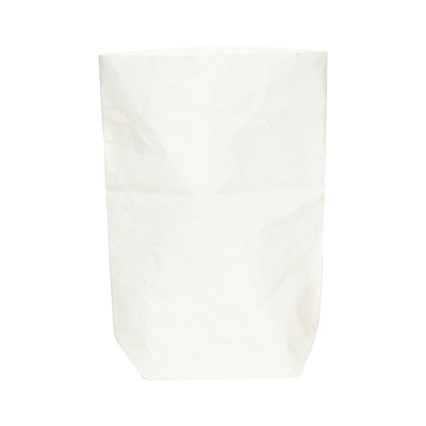 Бяла покривка за саксия за растения от миеща се хартия, височина 62 cm - Furniteam