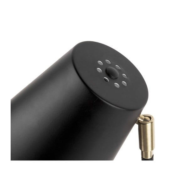 Черна настолна лампа със златни детайли Noble - Leitmotiv-image-2