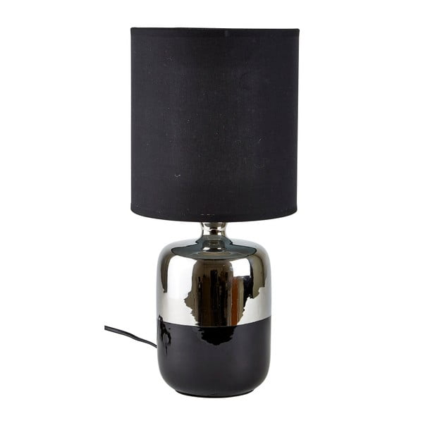 Лампа със сиво-черна светлина, височина 44 cm - KJ Collection