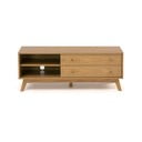 Маса за телевизор от декор от дъб  естествена 130x50 cm Kensal – Woodman