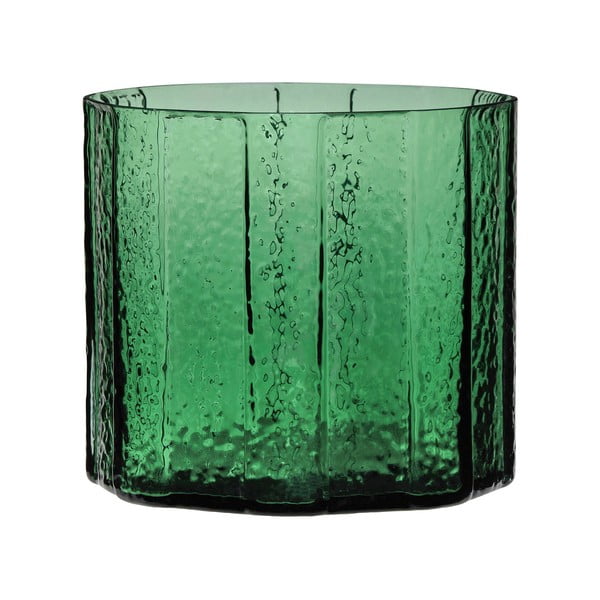 Ръчно изработена стъклена ваза Emerald - Hübsch