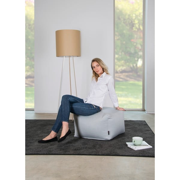 Сиво-бежов пуф Softbox MooG – SLOWDOWN-image-4