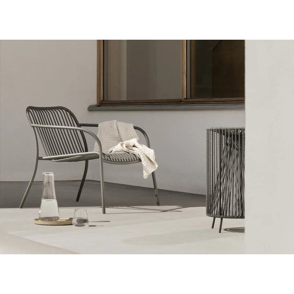 Сив градински стол метален Yua Wire – Blomus-image-1