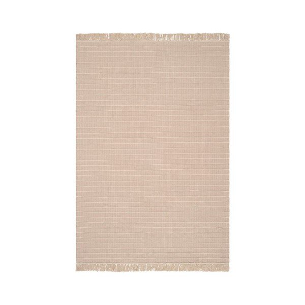 Бежова ръчно изработена памучна пътека 80x150 cm Irma – Jotex