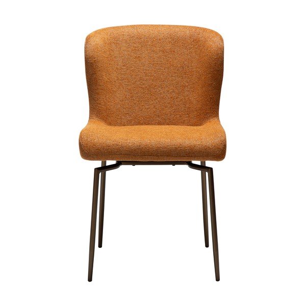 Кафяв тапициран трапезен стол Glam – DAN-FORM Denmark-image-2