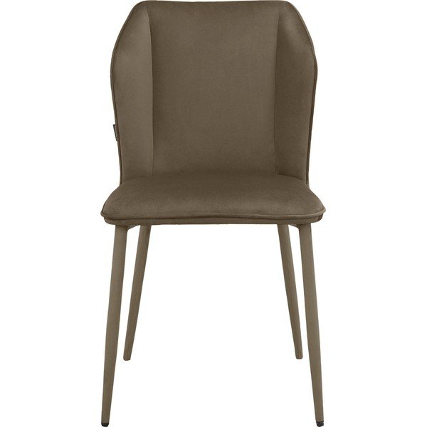 Кафяви кадифени трапезни столове в комплект от 2 бр. Wilma – Støraa-image-2