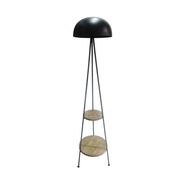 Черна подова лампа (височина 150 cm) Ardecor - Sema-image-2