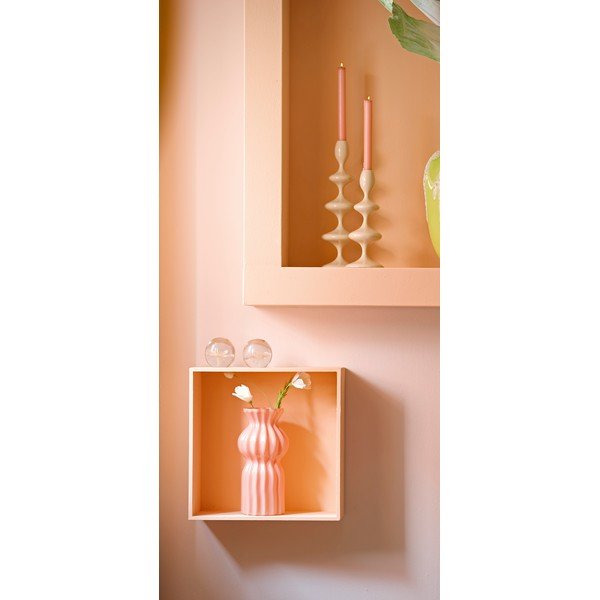 Розова стъклена ваза (височина 28 cm) Terento – Light & Living-image-1