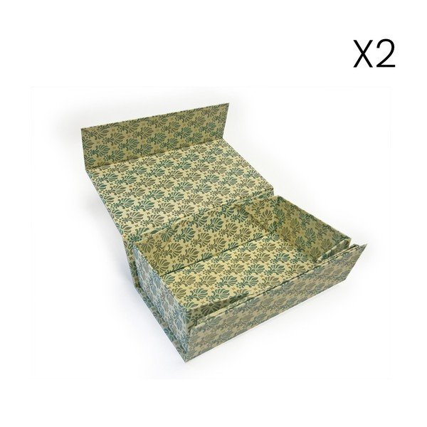 Подаръчна кутия в комплект от 2 броя 20x36 cm Lilies - Kartos-image-1