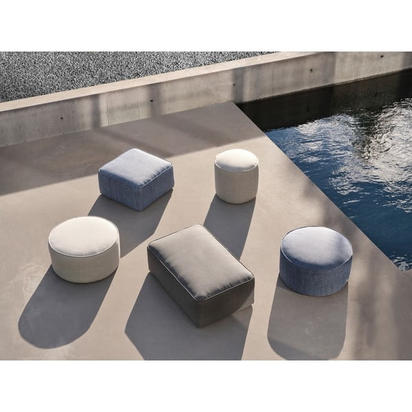 Тъмносиня градинска табуретка - Diphano-image-1